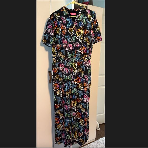Julyliebe Pants - Julyliebe Butterfly Print Jumpsuit – Women’s XL